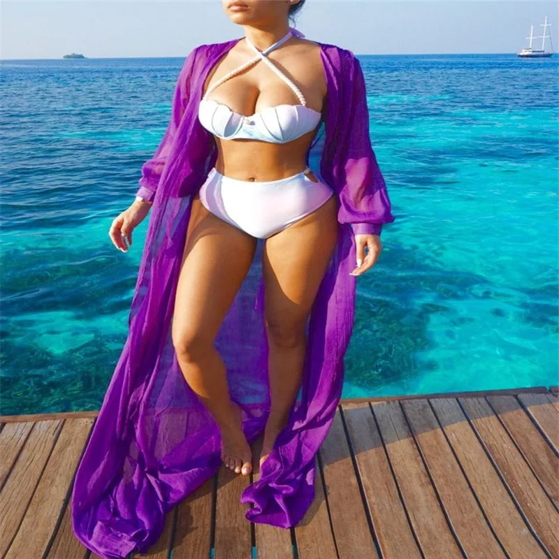 Swimsuit Cover Up 2017 Women Sexy Beach Cover-Ups Chiffon Long Dress Solid Beach Cardigan Bathing Suit Cover Up
Swimsuit Cover Up 2017 Women Sexy Beach Cover-Ups Chiffon Long Dress Solid Beach Cardigan Bathing Suit Cover Up