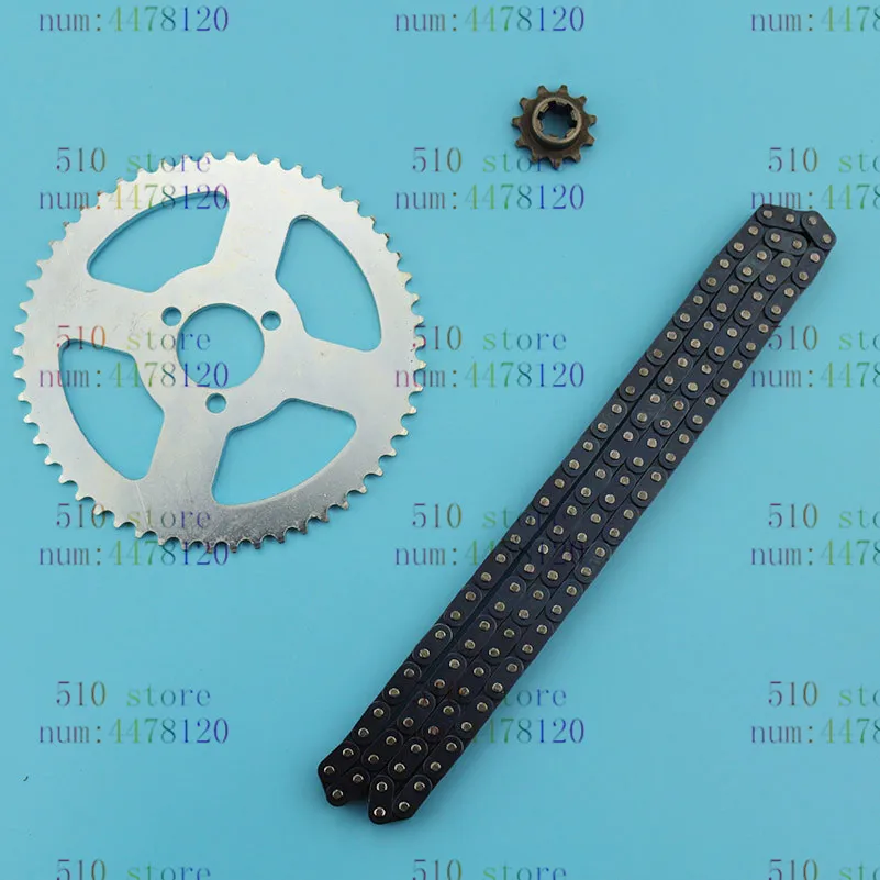 29mm 54t T8F 126 Links +11tooth +chain plate high quality fit Electric and Gas Scooter ( Scooter Spare Parts)
29mm 54t T8F 126 Links +11tooth +chain plate high quality fit Electric and Gas Scooter ( Scooter Spare Parts)
