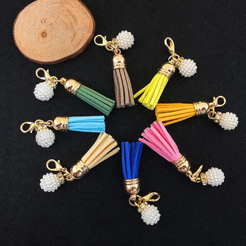10pcs/lot many colors mixed Suede Tassel For Keychain Leather Tassels Gold Caps Straps DIY jewelry making Charms pendants
10pcs/lot many colors mixed Suede Tassel For Keychain Leather Tassels Gold Caps Straps DIY jewelry making Charms pendants