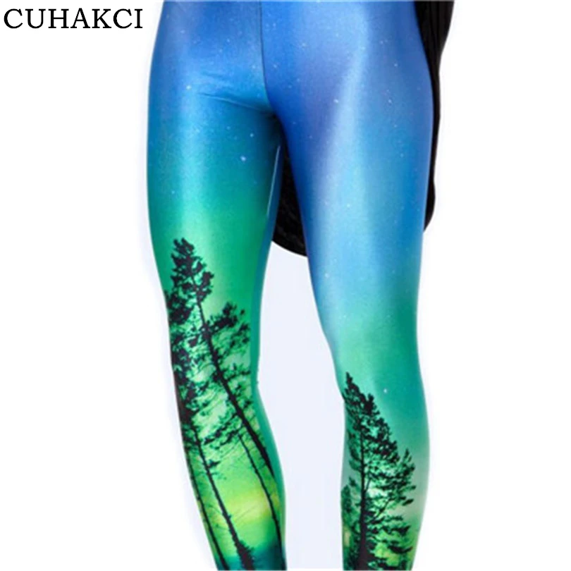 Image Tie Dye Van Gogh Pants Sexy Women 3D Printed Trousers Elasticity MIlk Leggins Neon Skye Leggings Adventure Time Mujer Pant K133