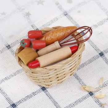 1/12 Dollhouse Miniature Kitchen Food Tool Bread Toast Hot Dog with Basket Dining Room Bakery Pastry Decoration Pretend Play Toy
1/12 Dollhouse Miniature Kitchen Food Tool Bread Toast Hot Dog with Basket Dining Room Bakery Pastry Decoration Pretend Play Toy