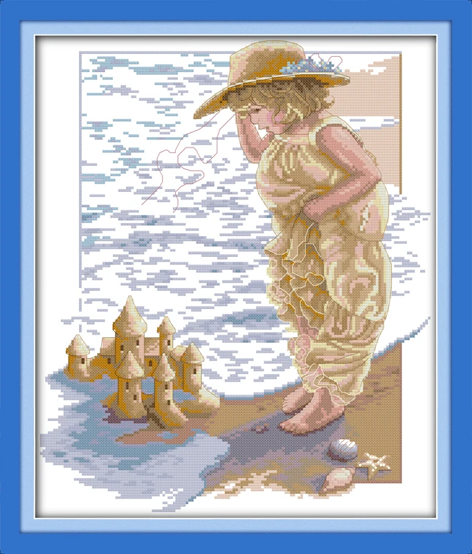 Dream sand-towers Counted 11CT Printed 14CT DMC Cross Stitch Set DIY Chinese Cotton Cross-stitch Kit Embroidery Needlework
Dream sand-towers Counted 11CT Printed 14CT DMC Cross Stitch Set DIY Chinese Cotton Cross-stitch Kit Embroidery Needlework