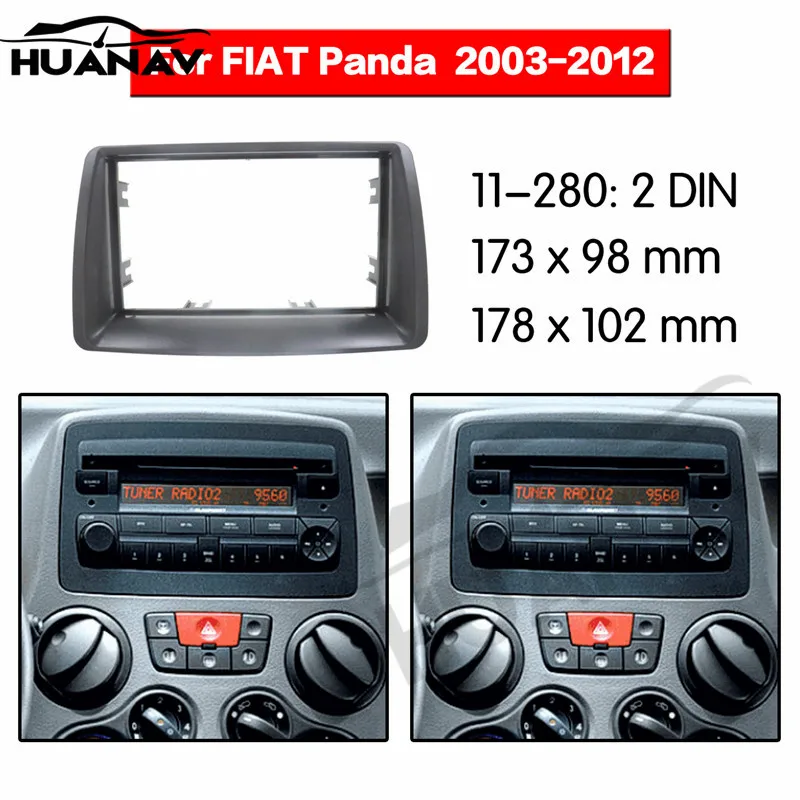 HUANAV Car Radio stereo Fitting installation adapter fascia For 2003-2012 FIAT PANDA 2DIN Stereo Frame Audio Fascias Audio frame
HUANAV Car Radio stereo Fitting installation adapter fascia For 2003-2012 FIAT PANDA 2DIN Stereo Frame Audio Fascias Audio frame