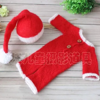 Newborn Christmas Outfit Knitted Baby Pajamas Lovely Long tail Bonnet Baby Hat Crochet Pants Set Newborn Photography Props
Newborn Christmas Outfit Knitted Baby Pajamas Lovely Long tail Bonnet Baby Hat Crochet Pants Set Newborn Photography Props