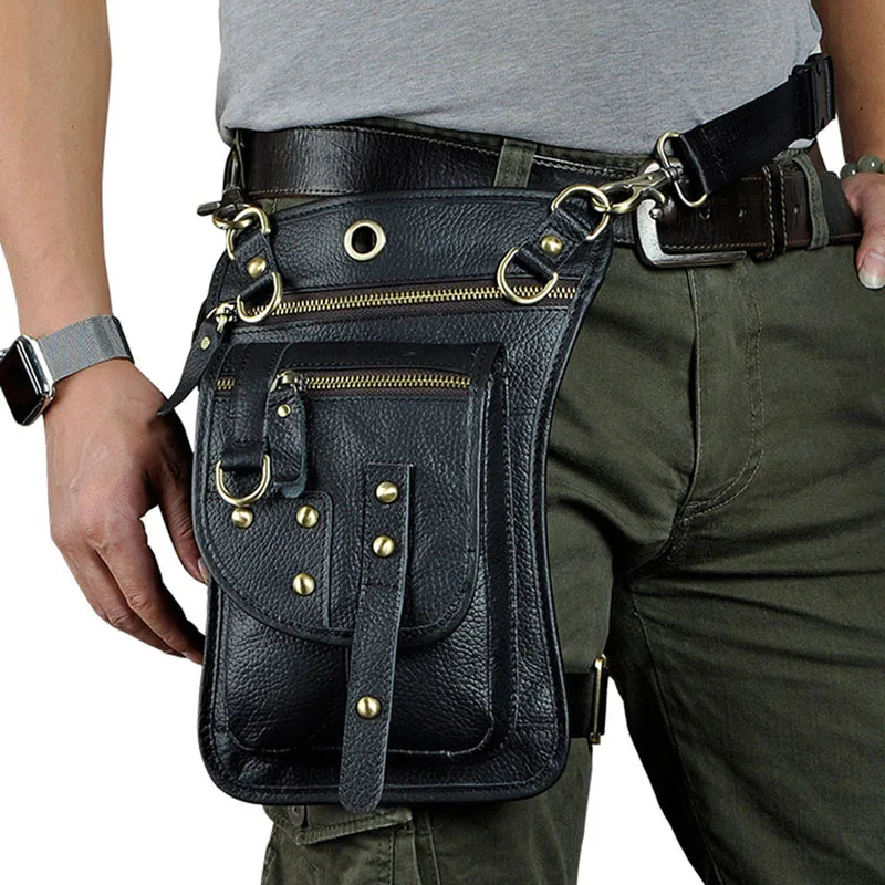 Men's Vintage Leather Drop Leg Bag Thigh Hip Bum Belt Military Motorcycle Messenger Hook Fanny Pack Male Waist Bags New
Men's Vintage Leather Drop Leg Bag Thigh Hip Bum Belt Military Motorcycle Messenger Hook Fanny Pack Male Waist Bags New