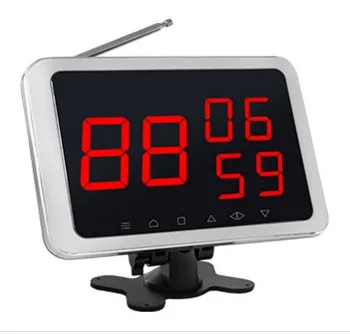 Wireless calling system screen display, touchable wireless waiter call system receiver, display three group digits
Wireless calling system screen display, touchable wireless waiter call system receiver, display three group digits