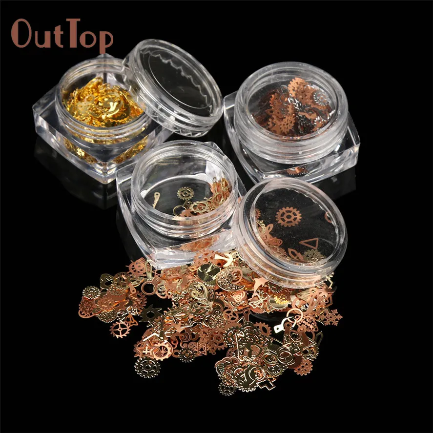 OutTop Brand New Nail Decoration1 Box Metal Gear Stud Sheet Mixed Steampunk Pretty Nail Art Decoration
OutTop Brand New Nail Decoration1 Box Metal Gear Stud Sheet Mixed Steampunk Pretty Nail Art Decoration