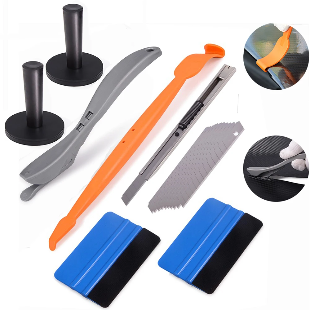 FOSHIO Magnet Vinyl Edge Micro Squeegee Car Wrap Tool Set Carbon Film Sticker Wrapping Magnetic Holders Cutter Knife Window Tint
FOSHIO Magnet Vinyl Edge Micro Squeegee Car Wrap Tool Set Carbon Film Sticker Wrapping Magnetic Holders Cutter Knife Window Tint