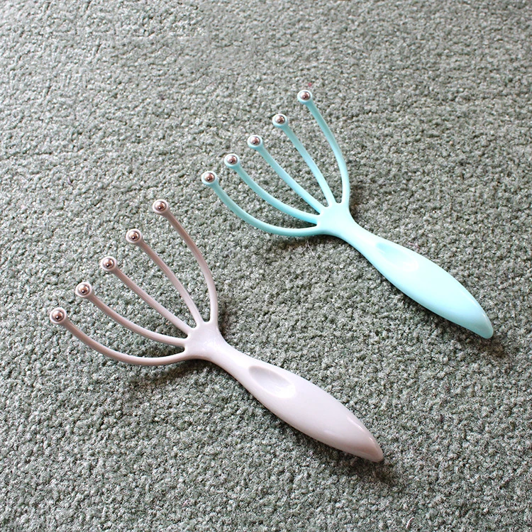 

Head Five-Claw Steel Ball Massager Five-Claw Scalp Massage Claw Scratching Head Artifact Head Grabber Octopus