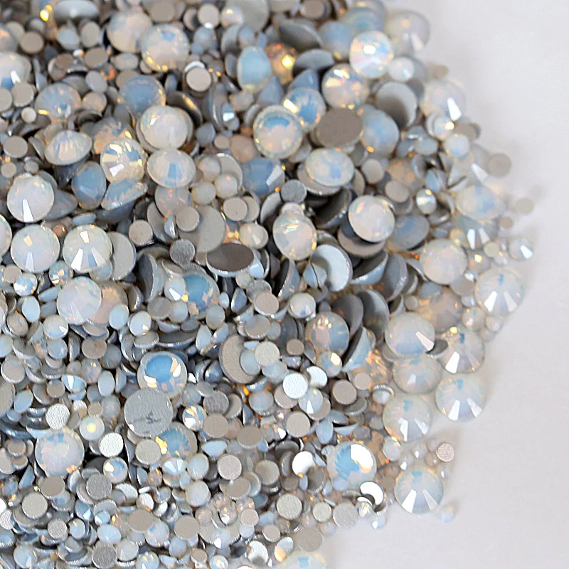 SS3 To SS20 White Opal Non Hot Fix Rhinestone Flat Back Nail Art Decorations Crystal Glass Strass Glue On For Garment B0623
SS3 To SS20 White Opal Non Hot Fix Rhinestone Flat Back Nail Art Decorations Crystal Glass Strass Glue On For Garment B0623