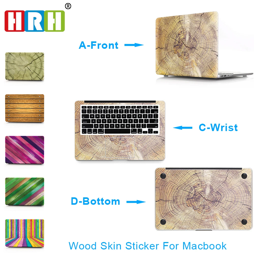 HRH 3 in 1 Wood Vinyl Decal Skin Sticker Guard For Macbook Air 11" 13" Retina Pro 13 15 inch ,body cover for macbook 12 inch
HRH 3 in 1 Wood Vinyl Decal Skin Sticker Guard For Macbook Air 11" 13" Retina Pro 13 15 inch ,body cover for macbook 12 inch