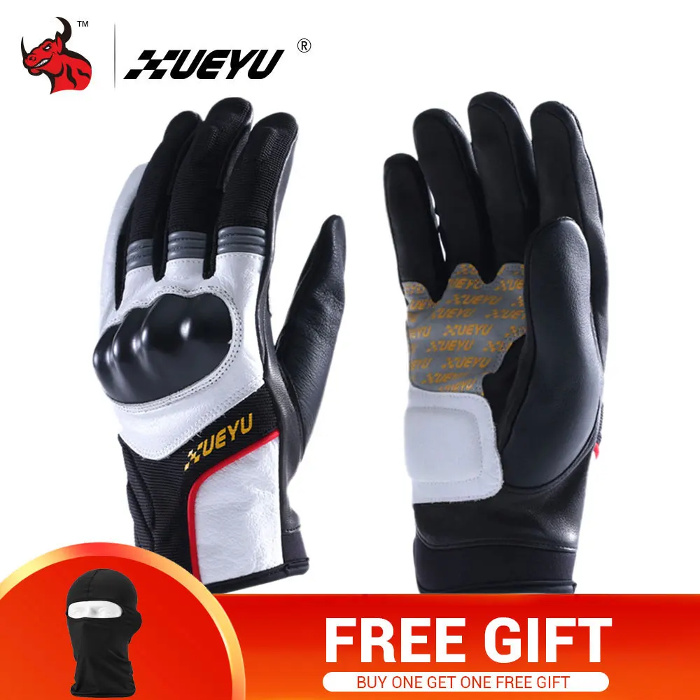 XUEYU Motorcycle Gloves Leather Moto Gloves Protective Gear Motorbike Gloves Motocross Full Finger Moto Luvas Da Motocicleta
XUEYU Motorcycle Gloves Leather Moto Gloves Protective Gear Motorbike Gloves Motocross Full Finger Moto Luvas Da Motocicleta