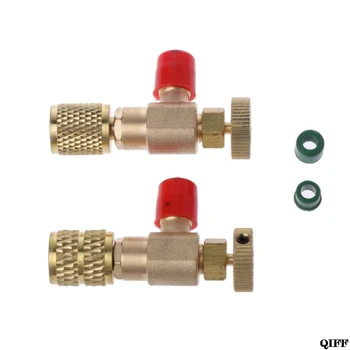 Dropshipping 2Pcs Safety Valve R410A R22 Air Conditioning Quick Coupler Connector Adapters APR28
Dropshipping 2Pcs Safety Valve R410A R22 Air Conditioning Quick Coupler Connector Adapters APR28
