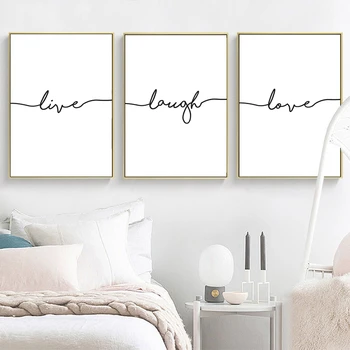Live Love Laugh Posters and Prints Wall Picture Modern Minimalist Wall Art Canvas Painting Mother Gift idea Home Wall Decoration
Live Love Laugh Posters and Prints Wall Picture Modern Minimalist Wall Art Canvas Painting Mother Gift idea Home Wall Decoration