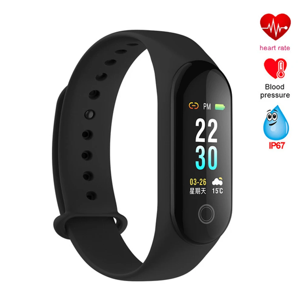 M30 Smart band Color Screen IP67 Waterproof Wristband Heart Rate Monitor Blood Pressure Fitness Tracker Bracelet PK Mi Band 3
M30 Smart band Color Screen IP67 Waterproof Wristband Heart Rate Monitor Blood Pressure Fitness Tracker Bracelet PK Mi Band 3