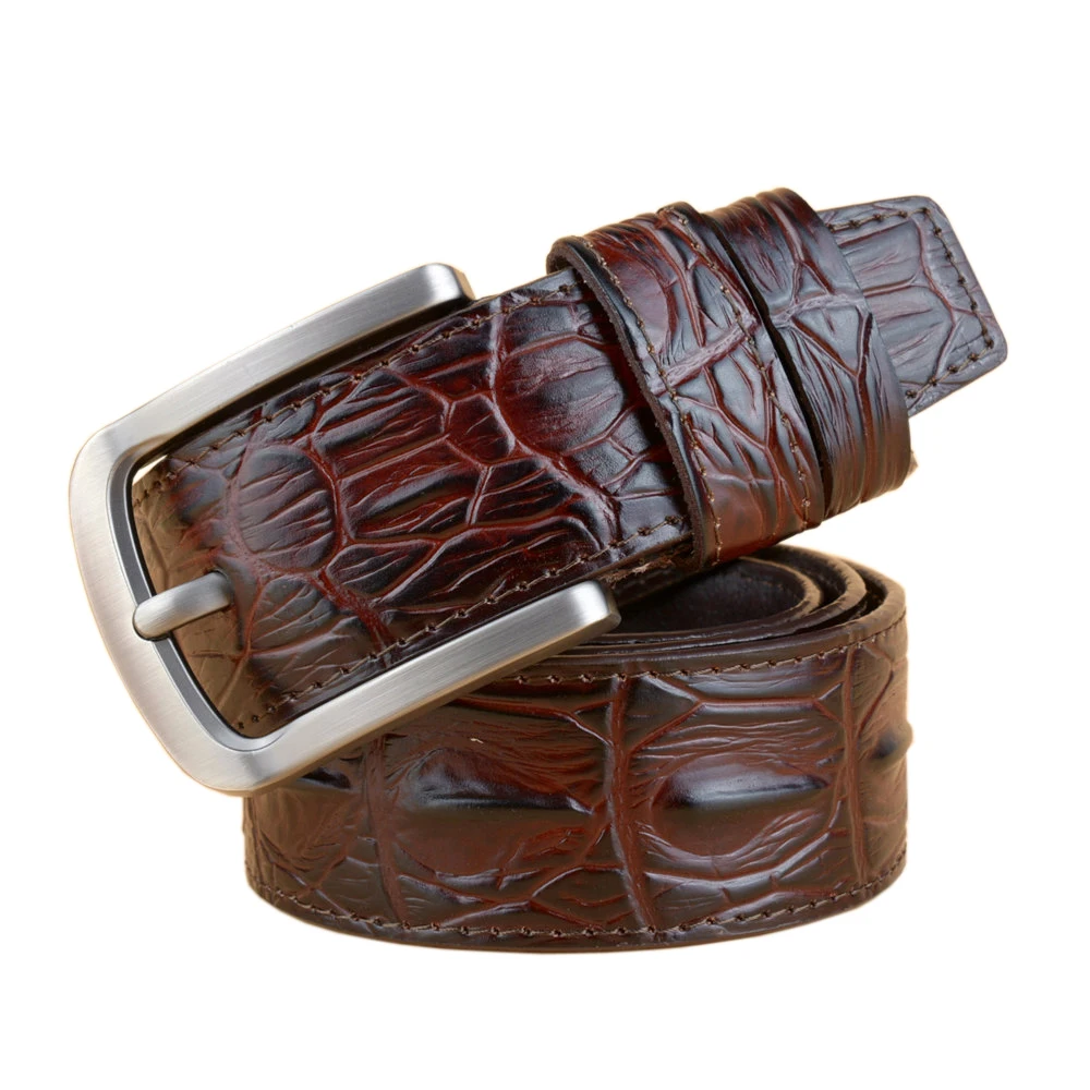 2019 Hot Sale!!! New Arrival Men Belts Fake Crocodile Skin Male Strap High Quality Cow Leather Fashion Men Waistband
2019 Hot Sale!!! New Arrival Men Belts Fake Crocodile Skin Male Strap High Quality Cow Leather Fashion Men Waistband