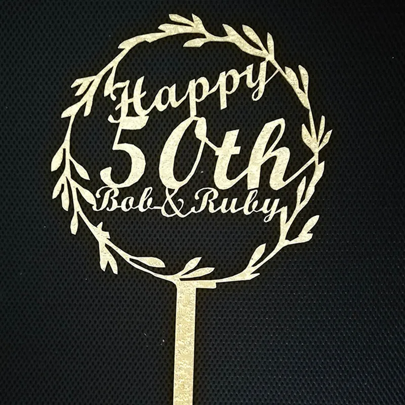 Personalized Birthday Cake Topper Custom Acrylic Wedding Cake Topper for Anniversary Party Cake Decorations Gold Silver
Personalized Birthday Cake Topper Custom Acrylic Wedding Cake Topper for Anniversary Party Cake Decorations Gold Silver