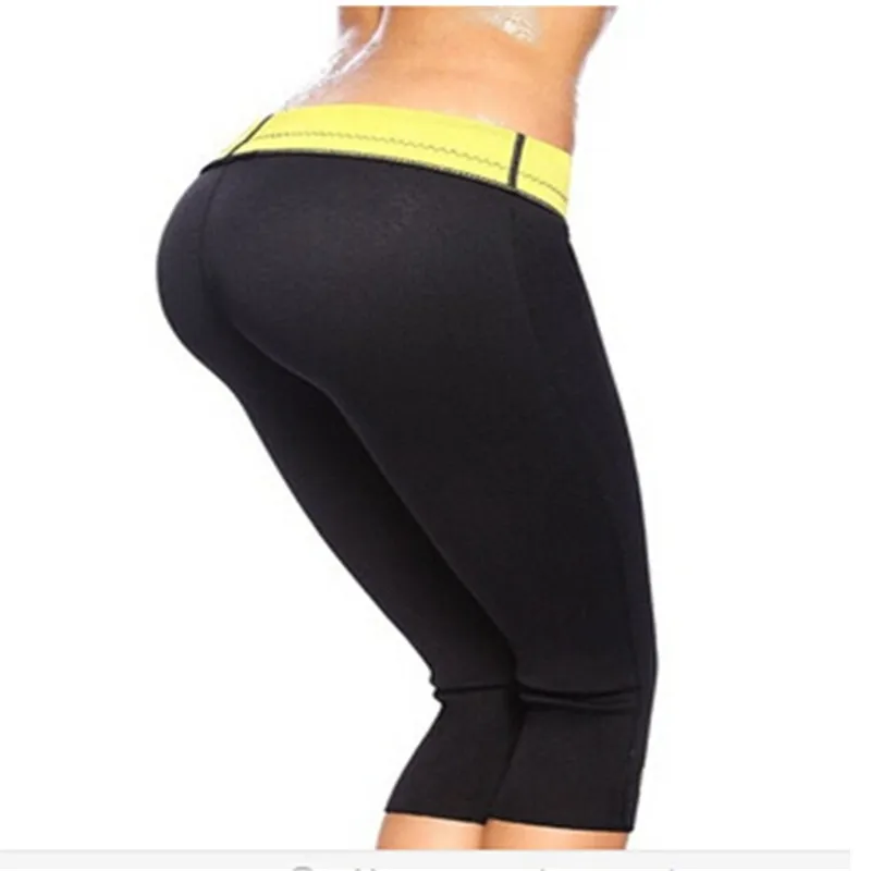 

Womens Slimming Pants Hot Thermo Neoprene Sweat Sauna Body Shapers Fitness Stretch Control Panties Burne Waist Slim Pants