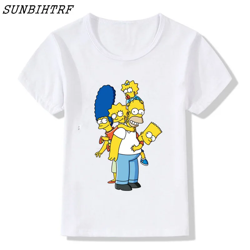 SUNBIHTRF New fashion brand clothing The Simpsons printed 3d t shirt Boys/Girls t-shirt casual tshirt Children Harajuku tees top
SUNBIHTRF New fashion brand clothing The Simpsons printed 3d t shirt Boys/Girls t-shirt casual tshirt Children Harajuku tees top