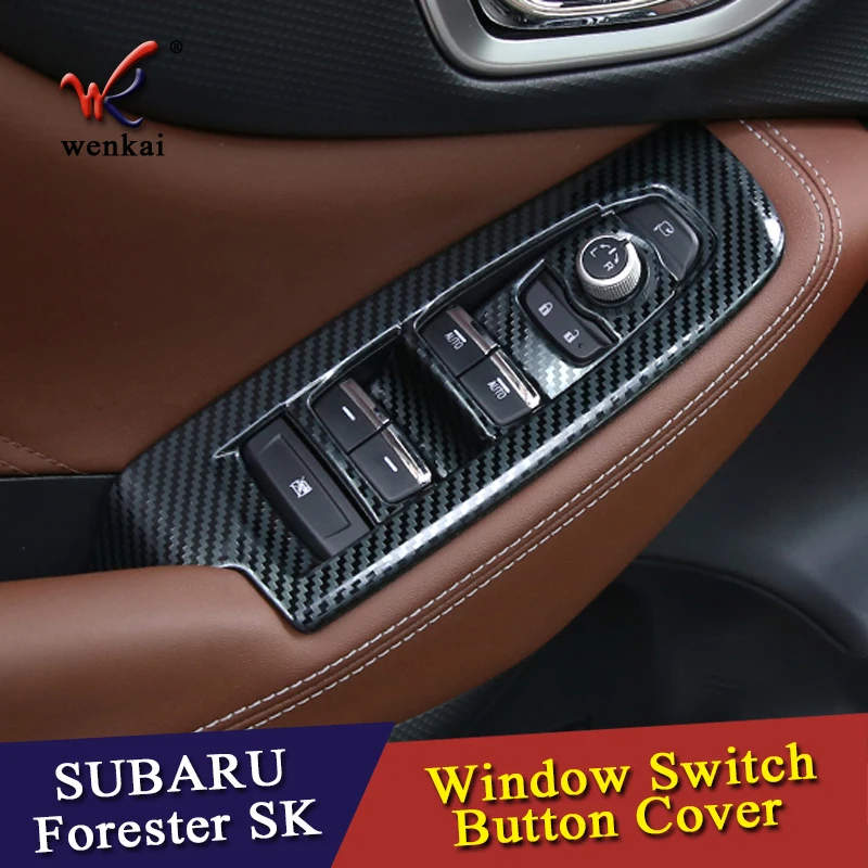 For Subaru Forester SK 2018 2019 Carbon Fiber Window Lifter Control Window Switch Decor Armrest Trim Car Styling Accessories
For Subaru Forester SK 2018 2019 Carbon Fiber Window Lifter Control Window Switch Decor Armrest Trim Car Styling Accessories