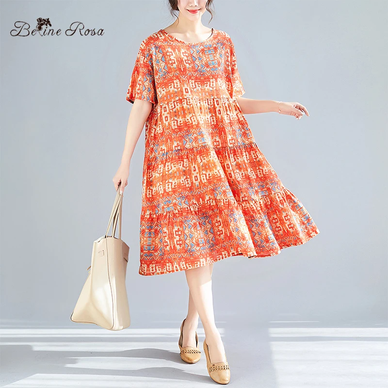 BelineRosa Summer Style Women Dresses Casual Loose Style Women Clothing Loose Orange Elegant Dress Woman QY000057
BelineRosa Summer Style Women Dresses Casual Loose Style Women Clothing Loose Orange Elegant Dress Woman QY000057
