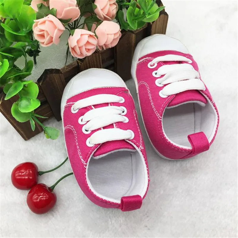 solid canvas crib shoes sweet comfortable shoes for baby cute shoes mini baby shoes zapatillas deportivas bebe 4ST26 (6)