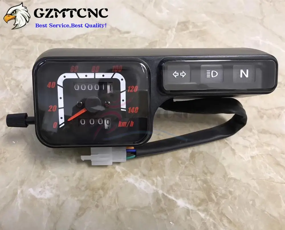 DC 12V Speedometer/Kilometer Gauge Tachometer Assembly w/ Turn Light/Headlight Indicator for Honda XLR125 XL250 NXR150 Bros
DC 12V Speedometer/Kilometer Gauge Tachometer Assembly w/ Turn Light/Headlight Indicator for Honda XLR125 XL250 NXR150 Bros