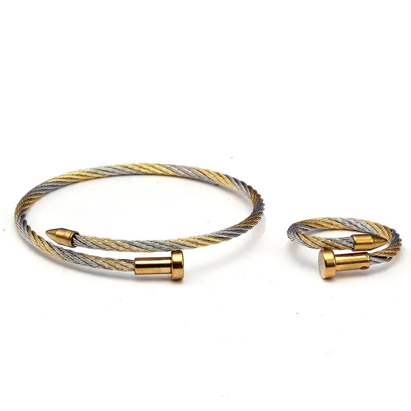 High Quality Classic Open Nail Men Women Charm Bracelets Simple Pulsera Stainless Steel Chain Link Cuff Bracelets
High Quality Classic Open Nail Men Women Charm Bracelets Simple Pulsera Stainless Steel Chain Link Cuff Bracelets