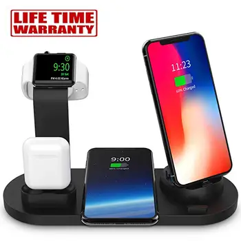 Universal Qi Fast Wireless Charging For iPhone X/XR Xs Max/8/8 Plus Type C Android 7 IN 1 Quick Charge For Apple Watch 4 3 2 1
Universal Qi Fast Wireless Charging For iPhone X/XR Xs Max/8/8 Plus Type C Android 7 IN 1 Quick Charge For Apple Watch 4 3 2 1