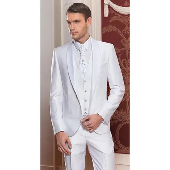 3 Pieces slim White Groom Tuxedo High Quality Mens Suits For Wedding 2017 England kingsman Business Men Suit (Jacket+Pants+Vest)
3 Pieces slim White Groom Tuxedo High Quality Mens Suits For Wedding 2017 England kingsman Business Men Suit (Jacket+Pants+Vest)