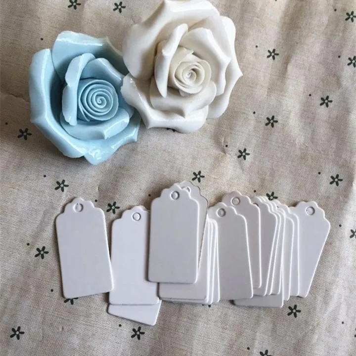 100pcs Paper Gift Tags Card White Scallop Festival Wedding Decoration Blank Mini Luggage Label 2*4cm
100pcs Paper Gift Tags Card White Scallop Festival Wedding Decoration Blank Mini Luggage Label 2*4cm