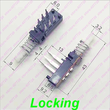 5PCS Spring Switch Reed Switch Latching self-locking plastic push button switch 6pin DIP PS-003
5PCS Spring Switch Reed Switch Latching self-locking plastic push button switch 6pin DIP PS-003