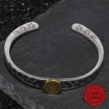 100% S925 sterling silver bracelet personality simple jewelry retro fashion smiley star shape student hot sale 2019 Bangles
100% S925 sterling silver bracelet personality simple jewelry retro fashion smiley star shape student hot sale 2019 Bangles