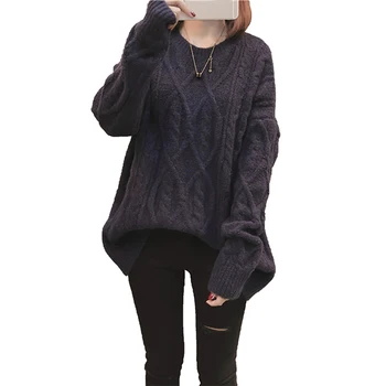 2018 Fashion Women Long Sleeve O-Neck Knitted Sweater Pullover Korean Style Sweet Lady Twist Loose Knitted Sweater Jumper F615
2018 Fashion Women Long Sleeve O-Neck Knitted Sweater Pullover Korean Style Sweet Lady Twist Loose Knitted Sweater Jumper F615