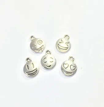 Eruifa 30pcs 10mm Burnished Face Smile Charms Zinc Alloy necklace,earring bracelet jewelry DIY handmade
Eruifa 30pcs 10mm Burnished Face Smile Charms Zinc Alloy necklace,earring bracelet jewelry DIY handmade