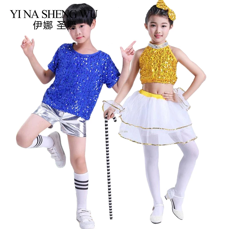 Jazz Dance Costumes Girls Children Performance Clothing Hip Hop Modern Dance Clothes Children Stage Show Set Girls 4Pcs Boy 3Pcs
Jazz Dance Costumes Girls Children Performance Clothing Hip Hop Modern Dance Clothes Children Stage Show Set Girls 4Pcs Boy 3Pcs