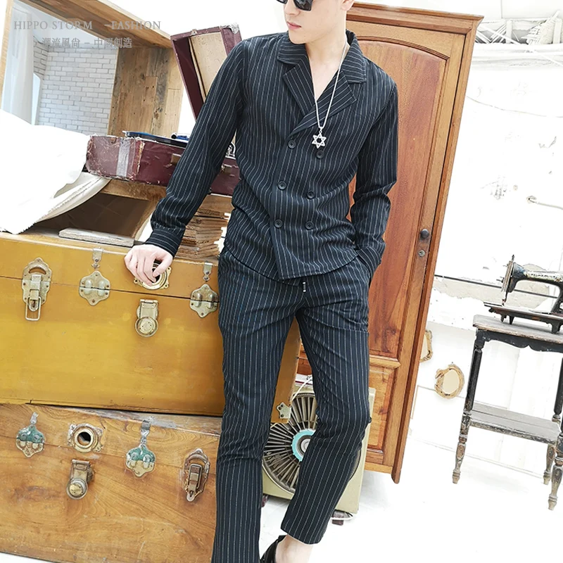 Men Slim Fit 2PCS Shirts Sets (shirt+pant) Male Fashion Striped Long Sleeve Casual Shirt Style Suit Jacket Trousers
Men Slim Fit 2PCS Shirts Sets (shirt+pant) Male Fashion Striped Long Sleeve Casual Shirt Style Suit Jacket Trousers