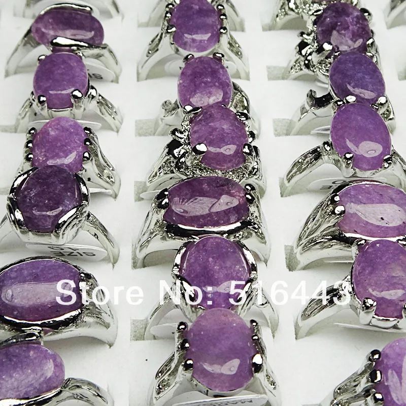 Big Promotions 30pcs Natural Amethyst Stones Fashion Silver Plated Womens Mens Rings Wholesale Jewelry Lots A-022
Big Promotions 30pcs Natural Amethyst Stones Fashion Silver Plated Womens Mens Rings Wholesale Jewelry Lots A-022