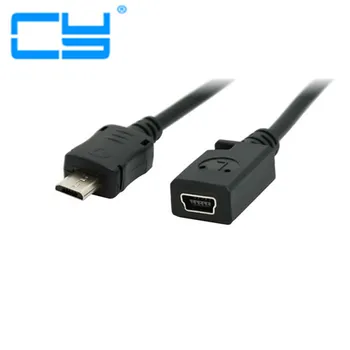 5pcs/0.1M 10cm Mini USB Female to Micro USB Male Connector Adapter Cable for phones MP3 MP4
5pcs/0.1M 10cm Mini USB Female to Micro USB Male Connector Adapter Cable for phones MP3 MP4