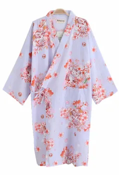 Shanghai Story Women Cotton Three-quarter Sleeves Kimono Bathrobe With Pockets Robe Printed Flower Pajamas 8 Color
Shanghai Story Women Cotton Three-quarter Sleeves Kimono Bathrobe With Pockets Robe Printed Flower Pajamas 8 Color