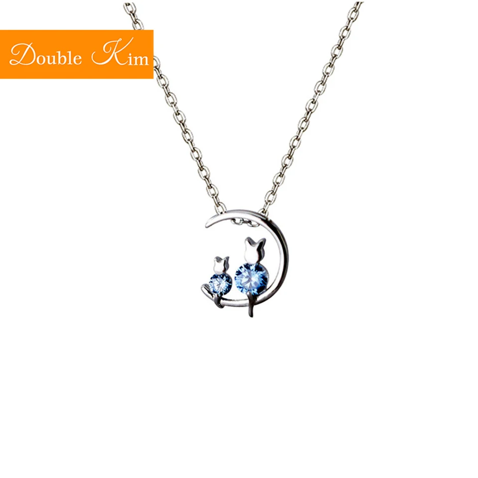 Moon Cat Zircon Pendant Necklace Copper Alloy Material Silver Plated Chain Necklace Inlaid Zircon Trendy Women Jewelry Gift
Moon Cat Zircon Pendant Necklace Copper Alloy Material Silver Plated Chain Necklace Inlaid Zircon Trendy Women Jewelry Gift