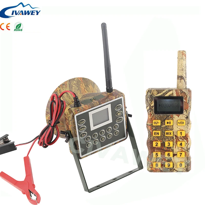 MIX sounds + remote controller + 60W hunting bird duck goose geese voice caller hunting mp3 player animal amplifier
MIX sounds + remote controller + 60W hunting bird duck goose geese voice caller hunting mp3 player animal amplifier
