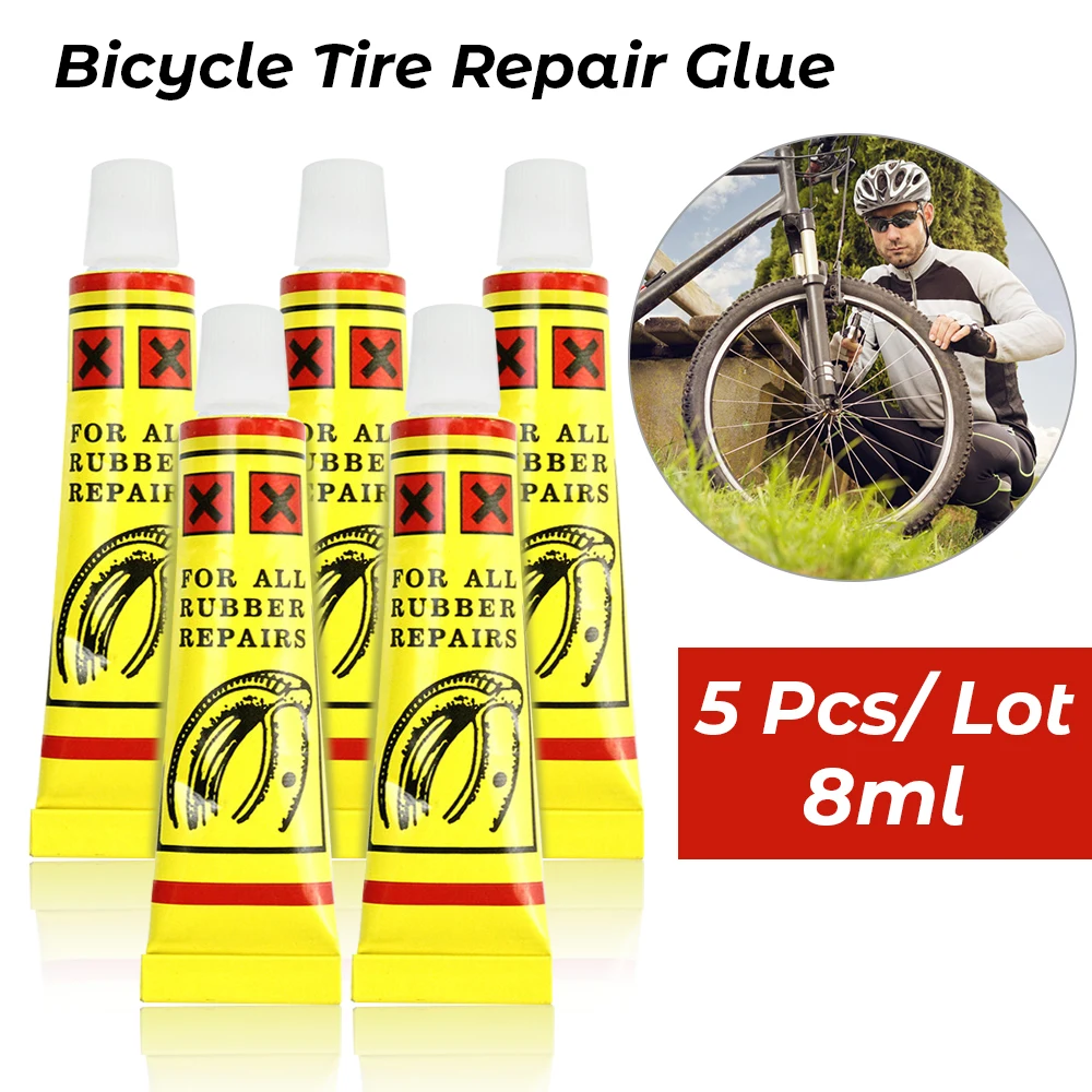 5Pcs/Lot 8 ML Bicycle Tire Repair Glue Road Mountain Bike Tyre Inner Tube Puncture Repair Rubber Cement Cold Glue Bike Tire Patc
5Pcs/Lot 8 ML Bicycle Tire Repair Glue Road Mountain Bike Tyre Inner Tube Puncture Repair Rubber Cement Cold Glue Bike Tire Patc