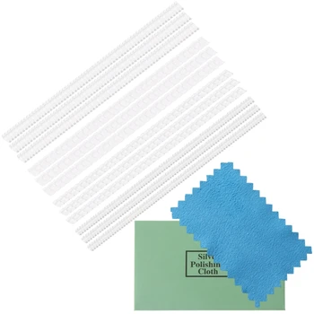 Ring Size Adjuster with Jewelry Polishing Cloth for Loose Rings, Set of 12 W2952001
Ring Size Adjuster with Jewelry Polishing Cloth for Loose Rings, Set of 12 W2952001
