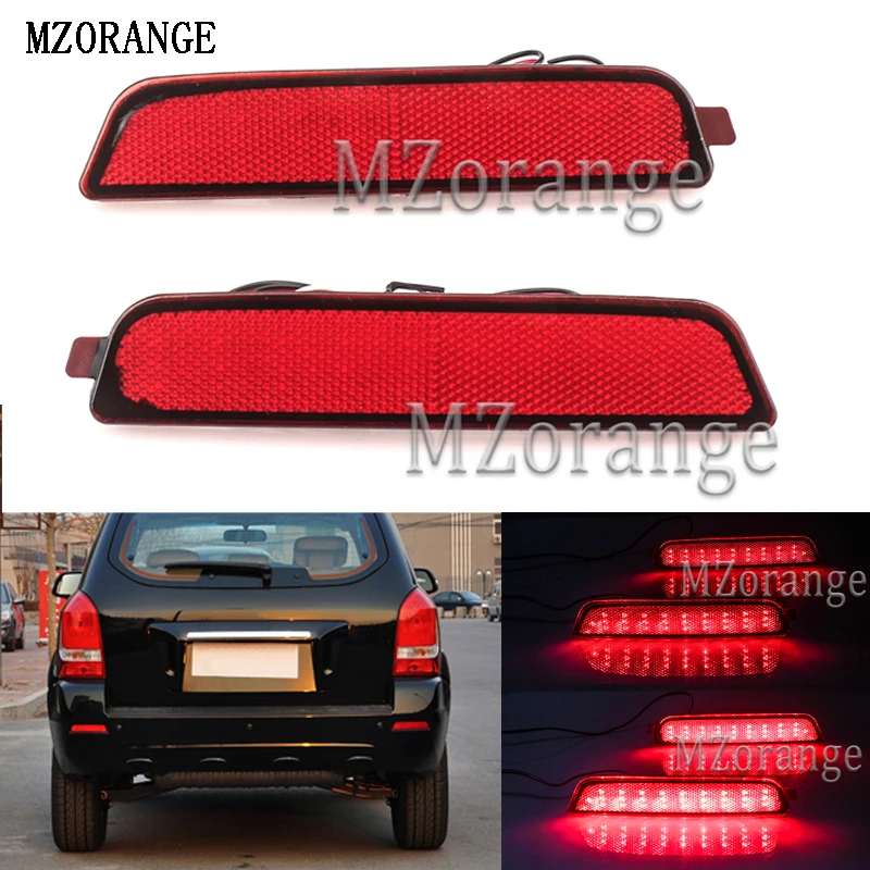 MZORANGE 2pcs LED Rear Bumper Reflector Light For Hyundai Tucson 2012 2013 2014 Tail Lights Running Light Brake Stop Fog Lamps
MZORANGE 2pcs LED Rear Bumper Reflector Light For Hyundai Tucson 2012 2013 2014 Tail Lights Running Light Brake Stop Fog Lamps