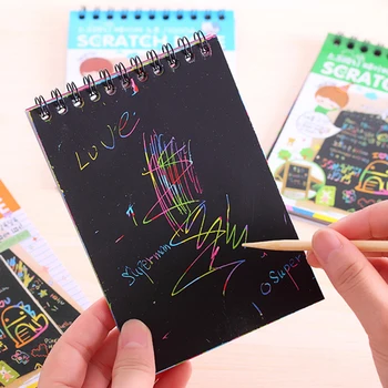 Kids Magic Color Painting Board Scraping Drawing Book with Magic Pen Painting Graffiti Scratched Educational Children Toys
Kids Magic Color Painting Board Scraping Drawing Book with Magic Pen Painting Graffiti Scratched Educational Children Toys