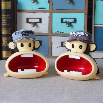 Boutiques gifts Decoration Mouth monkey Ash tray creative gift Car ash box characteristics of large ashtray Resin Ash Holder
Boutiques gifts Decoration Mouth monkey Ash tray creative gift Car ash box characteristics of large ashtray Resin Ash Holder