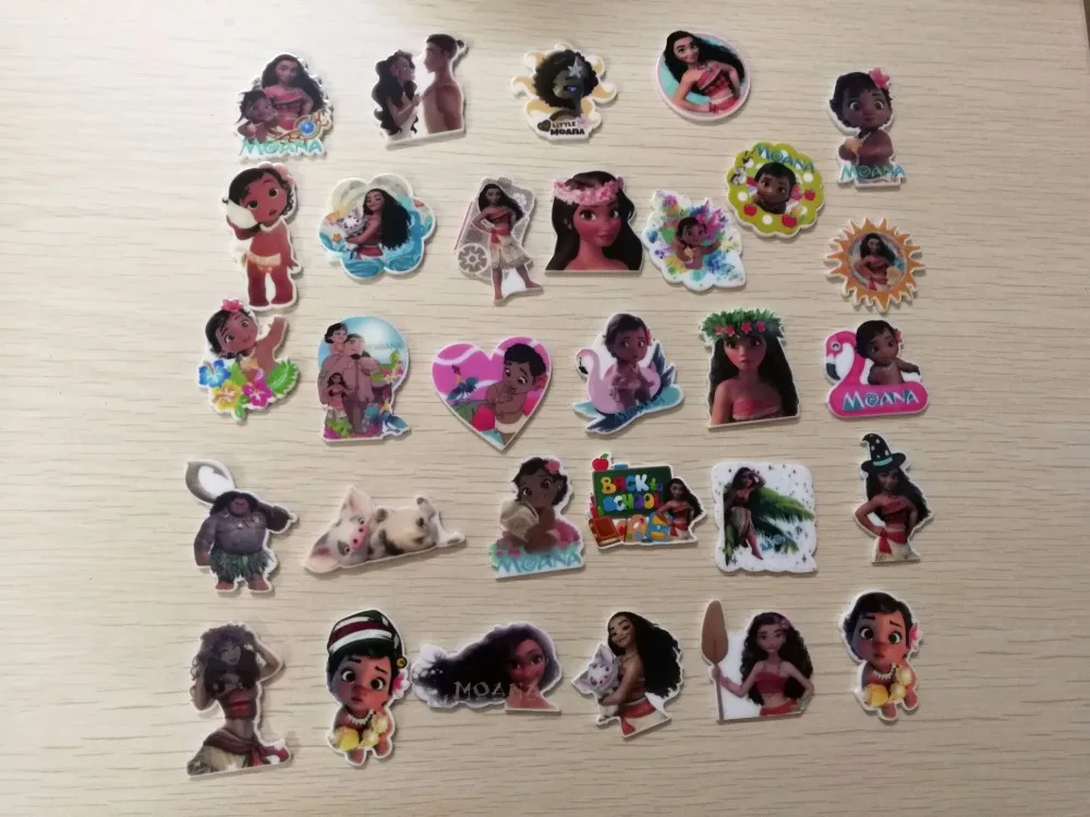 Free shipping 25pcs/lot 31*31MM island girl mixed flatback planar Resin BIHAIYUAN
