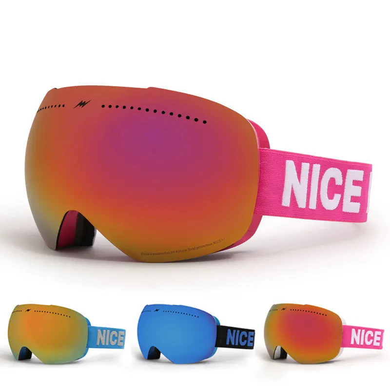 2019 New Winter Ski Goggles Double Lens UV400 Anti-fog Big Ski Mask Glasses Skiing Men Women Snow Snowboard Eyewear Large Brands
2019 New Winter Ski Goggles Double Lens UV400 Anti-fog Big Ski Mask Glasses Skiing Men Women Snow Snowboard Eyewear Large Brands