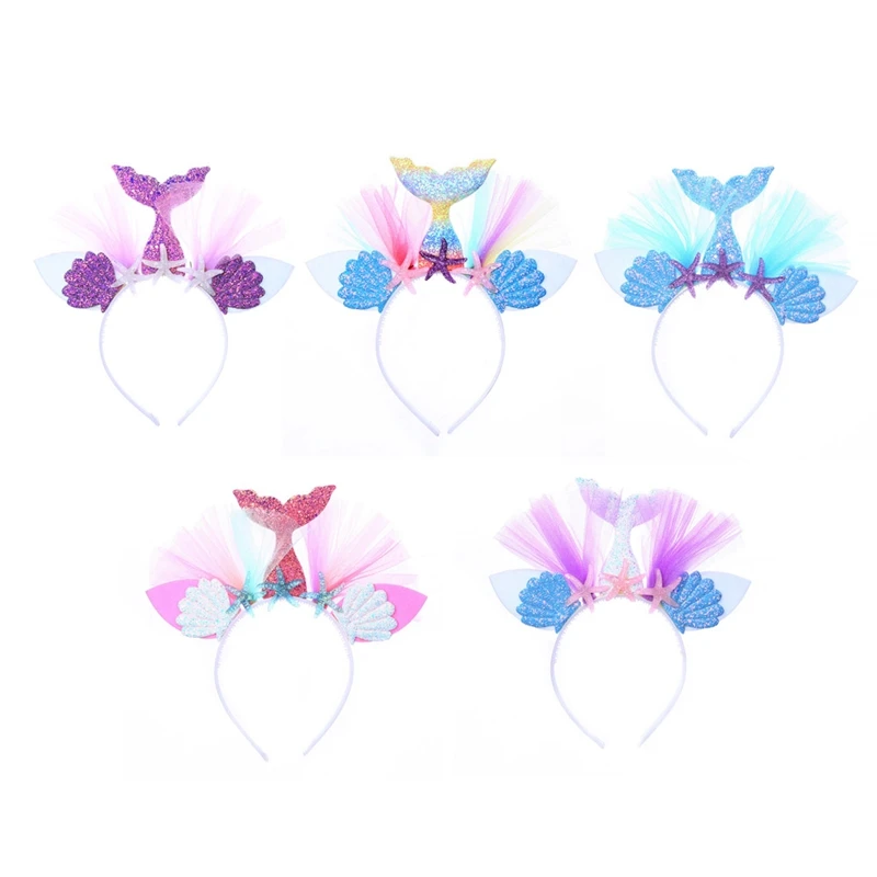 European And American Children's Headwear Gold Powder Mermaid Headband Beach Theme Party Series Hair Accessories 2019
European And American Children's Headwear Gold Powder Mermaid Headband Beach Theme Party Series Hair Accessories 2019